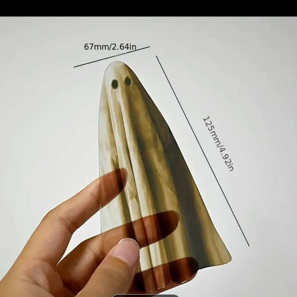 Transparent Ghost Bookmark (3 pack) A Spooky Addition to Your Reading Collection